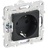 SK-R14-16-1-K53 Skandy Механизм розетки с заземлением и шторками, графит (уп.10шт.) IEK® (Китай) SK-R14-16-1-K53 - фото 613869