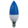 C4TB26ELB Ecola candle LED color 2,6W 220V E14 Blue Лампа св/д свеча синяя (уп.10/100шт.) C4TB26ELB - фото 614103