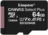 MicroSD 64GB Kingston Class 10 Canvas Select Plus A1 (100 Mb/s) без адаптера Карта памяти 687313 - фото 614234