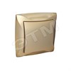 000412 ДУЭТ Одноклавишный выключатель (СХ.1), шампань (уп.18шт.) Schneider Electric WDE000412 - фото 614446