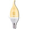 C4YG40ELC Ecola candle LED 4,0W 220V E14 Лампа св/д свеча на ветру золотистая 320° (уп.25/100шт.) C4YG40ELC - фото 614493