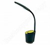 KD-813 C44 черный+жёлтый Настольный светильник, LED, 5Вт, сенсор, 3 уровня яркости, органайзер, USB-разъём 2А Camelion KD-813 C44 черный+жёлтый - фото 614631
