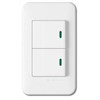 WSN 0425 WH Переключатель 2 кл. (подсветка) белый (уп.50шт.) Panasonic Shin Dong (Корея) WSN 0425 WH - фото 614795