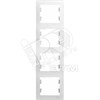 GSL000108 Glossa Рамка вертикальная, 4 поста, белая (уп.15шт.) Schneider Electric GSL000108 - фото 614838