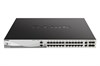 DGS-3130-30PS Управляемый L3 стекируемый коммутатор с 24 портами 10/100/1000Base-T, 2 портами 10GBase-T и 4 портами 10GBase-X SFP+ D-Link DGS-3130-30PS - фото 614912