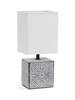 ЛЮЧИЯ 505 "Пьемонт" бело-черный/белый плафон настольный 40W E14   4606400512769 - фото 615029