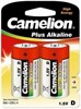 LR20 BP2 Элемент питания 1,5В тип D, блистер 2шт. (уп.12/96шт.) Camelion (Китай) LR20-BP2 - фото 615214