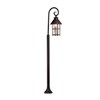 2314/1F ODL12 857 коричневый Уличный светильник 150см IP44 E27 60W 220V Lumi Odeon Light 2314/1F - фото 615391