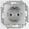 1591432-033 S15 Розетка 2P+E Schuko, 16А, 250В, винтовой зажим, алюминий (уп.20шт.) Simon Electric   1591432-033 - фото 615406