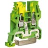ZTO430 TEO.4 Клемма заземления желто-зеленая 4мм² (уп.50шт.) ДКС ZTO430 - фото 615512
