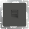 WL07-RJ-45 Розетка компьютерная RJ-45, серо-коричневая ВЫВЕДЕНА ИЗ АССОРТИМЕНТА WL07-RJ-45 - фото 615537
