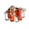 369368 NT09 216 хром/прозрачно-янтарный Светильник встраиваемый IP20 G9 40W 220V CARAMEL 2 NOVOTECH 369368 NT09 216 - фото 615546