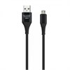iK-3112ERG black Дата-кабель  USB-A штекер - USB Type-C штекер, резин.оплетка Gear 1м черн SmartBuy 4690626068407 - фото 615564