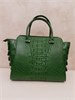  Сумка из кожи крокодила Premium Coods зеленый 689424 - фото 615582