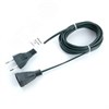 41660 DM303 зеленый Сетевой шнур для гирлянд 3м, 2х0,5мм², IP20 (уп.100шт.) FERON (Китай) 41660 - фото 615600