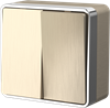 W5020010/WL15-03-01 шампань рифленый Gallant Двухклавишный выключатель (сх.5) (уп.10шт.) Werkel™ a051044-1 - фото 615949