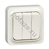 LEX1834536P Eljo Quick Трехклавишный выключатель (СХ.3), белый Schneider Electric LEX1834536P - фото 616014