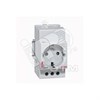 004285 Розетка на DIN-pейку 2K+Т немецкий стандарт 10/16А (уп.10шт.) Legrand (Франция) 004285 - фото 616044