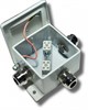 КМ-О (4к)-IP66, три ввода Коробка монтажная огнестойкая 80х80х68мм Гефест (Россия) КМ-О (4к)-IP66, три ввода - фото 616193