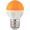 K7CY40ELB Ecola globe LED color 4,0W G45 220V E27 Yellow Лампа св/д шар желтая (уп.10/100шт.) K7CY40ELB - фото 616479