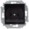 1591431-032 S15 Розетка 2P, 16А, 250В, винтовой зажим, чёрный (уп.20шт.) Simon Electric 1591431-032 - фото 616727