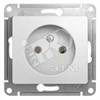 GSL000141 Glossa Механизм розетки 1 гнездо без заземления, белый (уп.20шт.) Systeme Electric (Россия) GSL000141 - фото 616968
