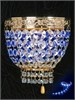 V5023/1+9A Бра 1xЕ14 макс. 60Втт + 9LEDx0,2Вт blue V5023/1+9A - фото 617252