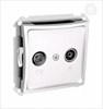 000193 ДУЭТ TV-R 2dB одиночная белая скрытая 000193 - фото 617328
