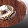 369710 SPOT NT12 145 красное дерево Встраиваемый ПВ светильник IP20 GX5.3 50W 12V WOOD Novotech 369710 - фото 617546