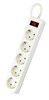 SBSP-50-W Сетевой фильтр 5 гнезд с заземлением 5м, белый SmartBuy   4690626030206 - фото 617563