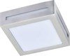 FS53SSECH Ecola GX53 LED 3082W Cветильник накладной IP65 матовый Квадрат металл. 1*GX53 Cатин-хром 136x136x55 (уп.10шт.) FS53SSECH - фото 617645