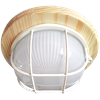 TP53R4ECA Ecola GX53 LED НБО-03-60-012 Cветильник накладной Круг с решеткой дерево Клен 1*GX53, IP65, матовый (уп.8шт.)  TP53R4ECA - фото 617673