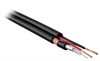 COAX-F5981BV-275 кабель комбинированный для видеонаблюдения RG59 жила 20AWG+2*0.75, PVC Hyperline COAX-F5981BV-275 - фото 617997