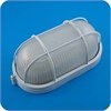 Round WP 60 21 01 Светильник IP54, овальный, 60Вт, белый с решеткой (уп.18шт.) ITALMAC Round WP 60 21 01 - фото 618226