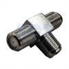 FD 05-4204-4 Переход соединитель x3 гнезда F (F-тройник) (уп.50шт.) PROCONNECT FD 05-4204-4 - фото 618248