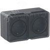 ATN544026 AtlasDesign Profi54 Розетка 2 гнезда с заземлением, шторкамии и крышкой IP54, антрацит (уп.6шт.) Systeme Electric (Россия) ATN544026 - фото 618352