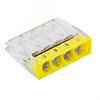 2273-244 PROxima Клемма монтажная 4x0,5-2,5мм² (медь+алюминий) с конт. пастой (уп.100шт.) EKF (Китай) plc-smk-2273-244 - фото 618555