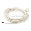 V2 Сетевой шнур ПВС 2x0.75  5м с вилкой без заземления, белый LUX 4606400609667 - фото 618616
