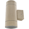 FW53W2ECH Ecola GX53 LED 8013A светильник накладной IP65 прозрачный Цилиндр металл. 2*GX53 Светлое дерево 205x140x90 FW53W2ECH - фото 618639