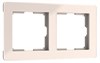 W0022743 Acrylic Рамка на 2 поста, айвори (уп.10шт.) Werkel™ a060538-1 - фото 618721
