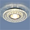 2197 MR16 CL/SL прозрачный/серебро Cветильник встраиваемый (уп.10/40шт.) Elektrostandard 2197 MR16 CL/SL прозрачны - фото 618759