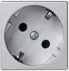 K11-8 Connect Розетка 2P+E Schuko, 16А 250В, 45х45мм, безвинт. клеммы, SC, алюминий Simon Electric K11-8 - фото 618974
