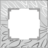 WL09-Frame-01 Edel Рамка на 1 пост, серебро WERKEL ВЫВЕДЕНА ИЗ АССОРТИМЕНТА WL09-Frame-01 - фото 619077