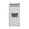 20338.8.N Eikon Механизм розетки компьютерной RJ45 Cat. 5e UTP t568a/b, серебро матовое Vimar (Италия) 20338.8.N - фото 619162