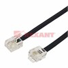 FD 18-3052/6113 Телефонный удлинитель 5м черный  (уп.10/200шт.) ВЫВЕДЕН ИЗ АССОРТИМЕНТА FD 18-3052 - фото 619316