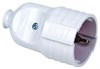 HRZ00001362 300-000-706 Штепсель 1 гнездо белый с/з (уп.36/288шт.) HOROZ ELECTRIC HRZ00001362 - фото 619688