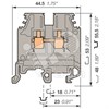 1SNA115116R0700 Клемма на DIN-рейку M4/6 винт 4мм² серая (уп.50шт.) ABB 1SNA115116R0700 - фото 619714