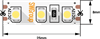 009466 SWG3120-12-9.6-B-M Лента светодиодная со скотчем 3М стандарт 3528, 120LED/м, 9,6Вт/м, 12В , IP20, Цвет: Синий, катушка 5м. SWG 009466 - фото 619747
