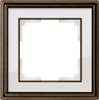 WL17-Frame-01 Palacio Рамка на 1 пост, бронза/белый (уп.5шт.) Werkel™ ВЫВЕДЕНА ИЗ АССОРТИМЕНТА a037682-1 - фото 619849