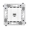 4400663 Avanti Механизм розетки компьютерной RJ45 Cat.5e без шторок, белое облако (уп.10шт.) ДКС (Россия) 4400663 - фото 619990